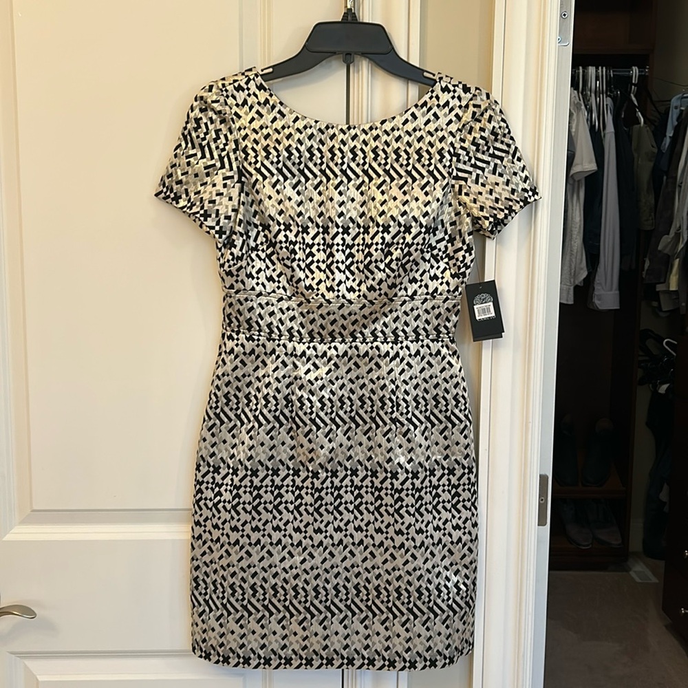 Vince Camaro 2P black and gold dress